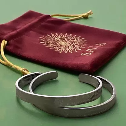 Life Activating Bracelet with Grabovoi Numbers and Sacred Geometry — view 3 of 5