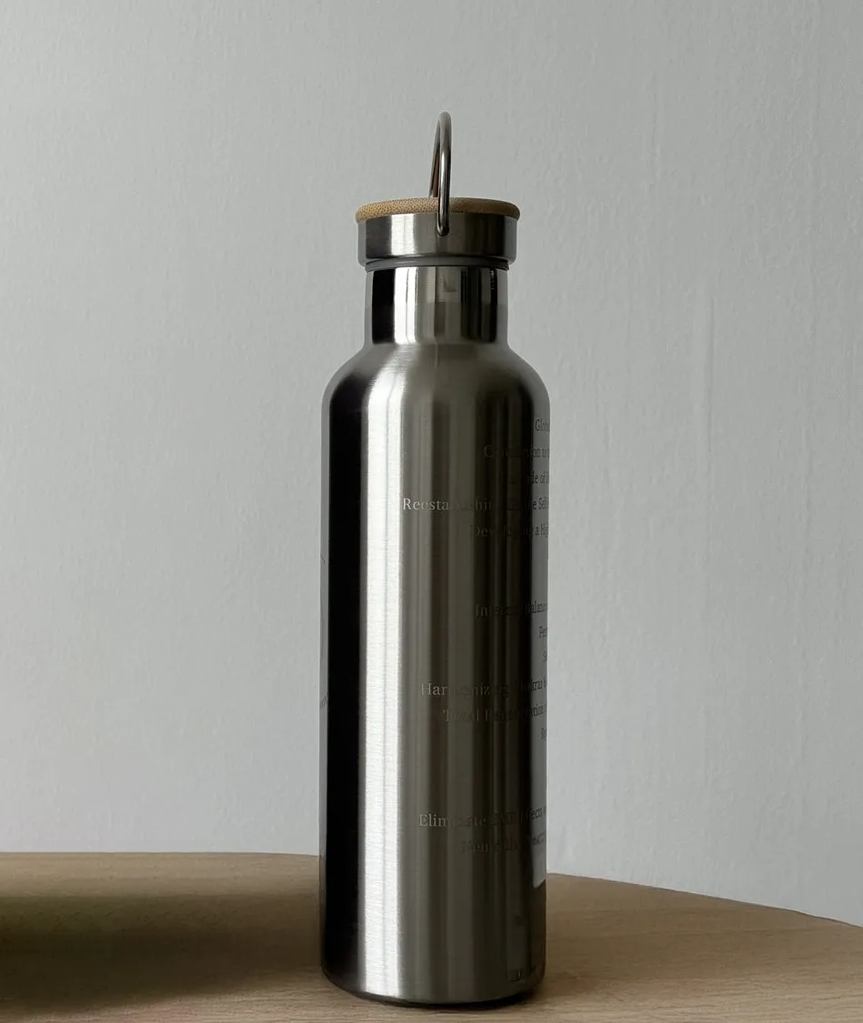 Water Activator Bottle with Grabovoi Numbers and Sacred Geometry (750ml) — view 2 of 4