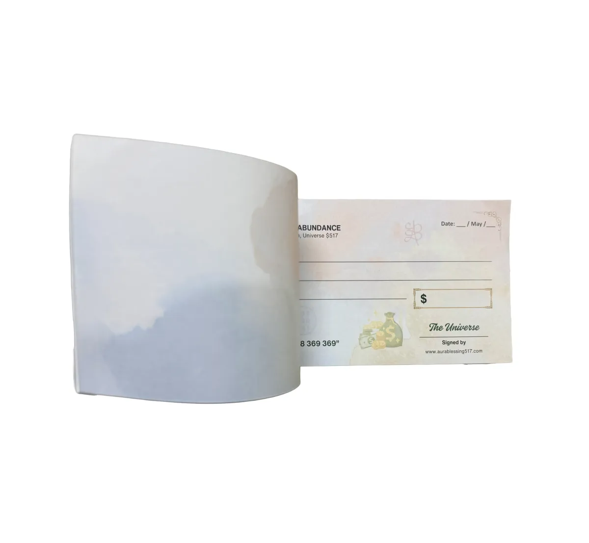Universal Cheque for Manifestation — view 2 of 2