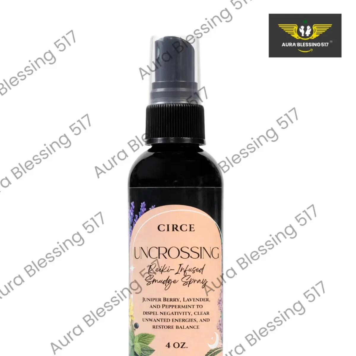 Circe Uncrossing Smudge Spray – Natural Smoke-Free Energy Cleansing Spray