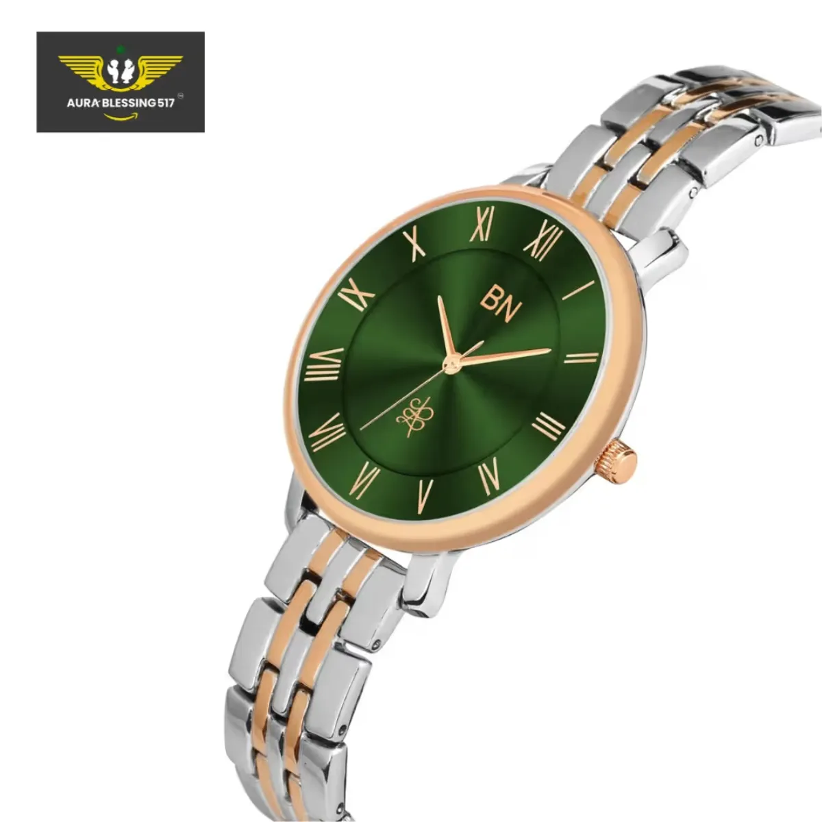 Green With Dual Tone Strap Watch (Female) — view 2 of 4