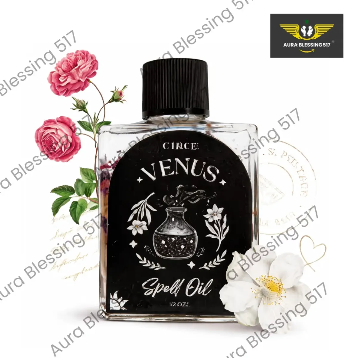 Venus Spell Oil – Rose & Jasmine Ritual Oil